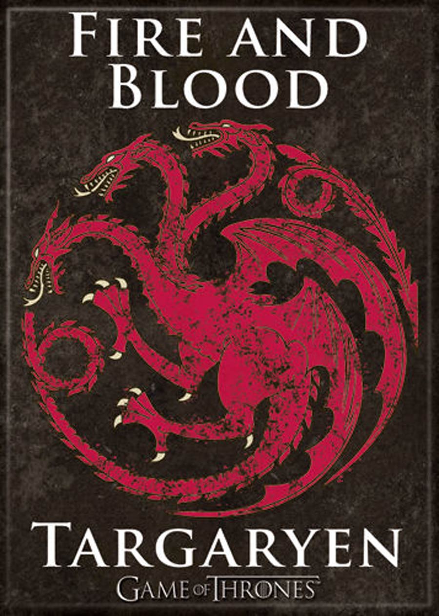 Game Of Thrones 2.5x3.5-inch Magnet - Targaryen Emblem (73201GT)