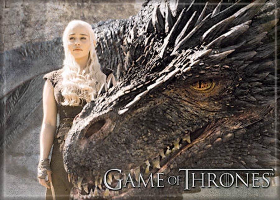 Game Of Thrones 2.5x3.5-inch Magnet - Daenerys And Dragon (73208GT)