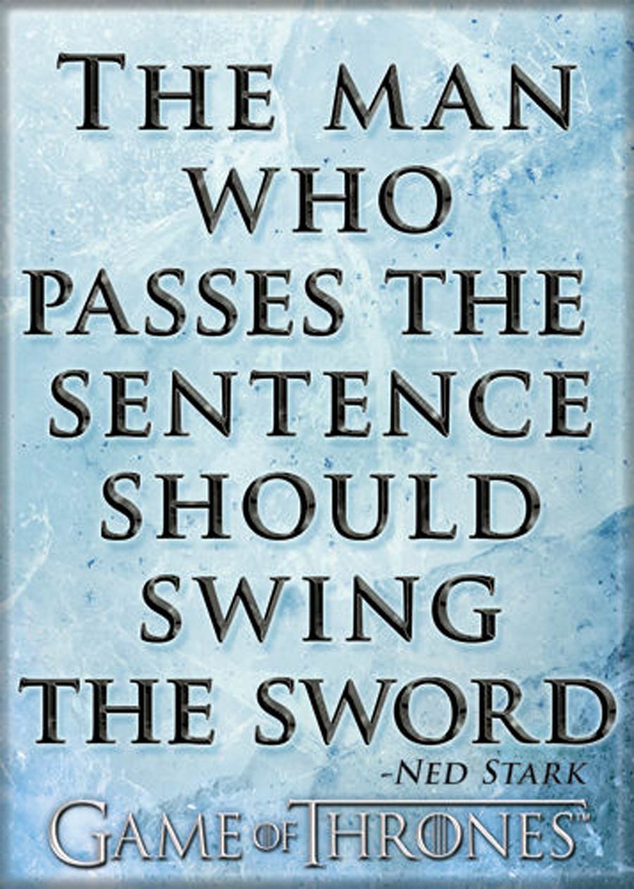 Game Of Thrones 2.5x3.5-inch Magnet - Swing The Sword (73232GT)