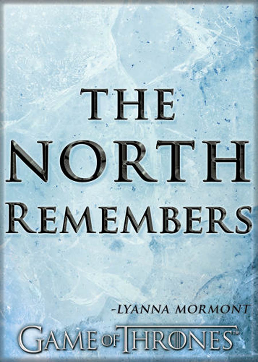 Game Of Thrones 2.5x3.5-inch Magnet - North Remembers (73234GT)