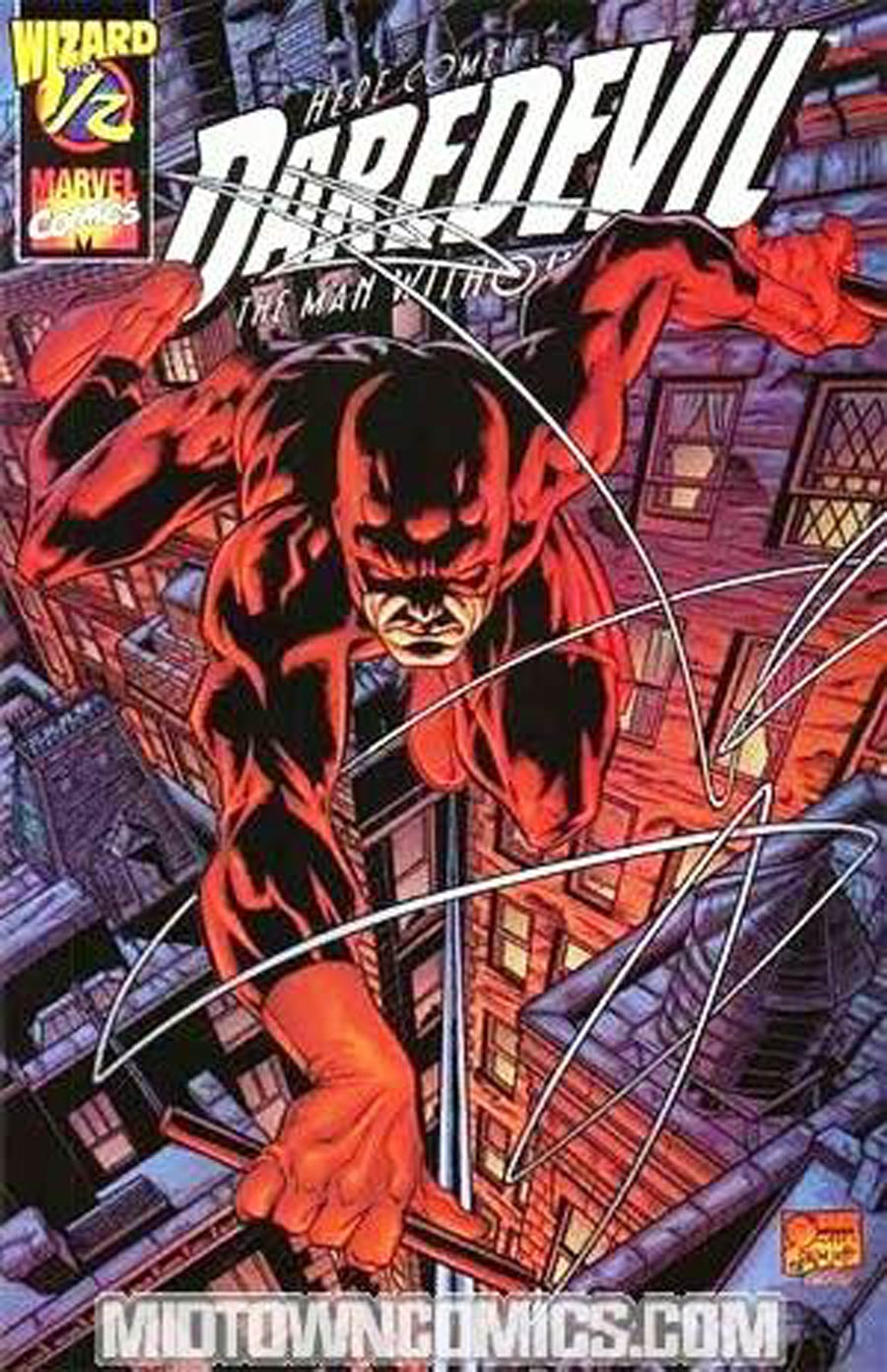 Daredevil Vol 2 #1/2 Cover B Without Certificate
