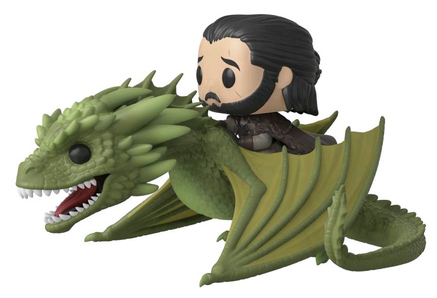 POP Rides Game Of Thrones Jon Snow With Rhaegal Vinyl Figure