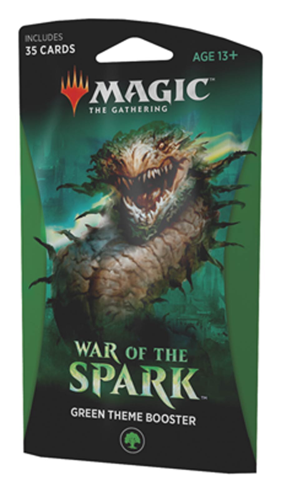 Magic The Gathering War Of The Spark Theme Booster Pack - Green