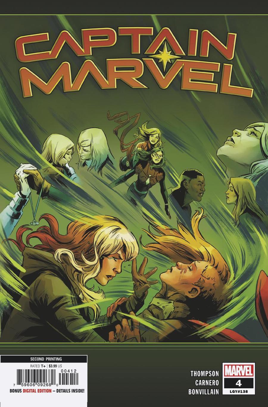 Captain Marvel Vol 9 #4 Cover C 2nd Ptg Variant Carmen Nunez Carnero Cover
