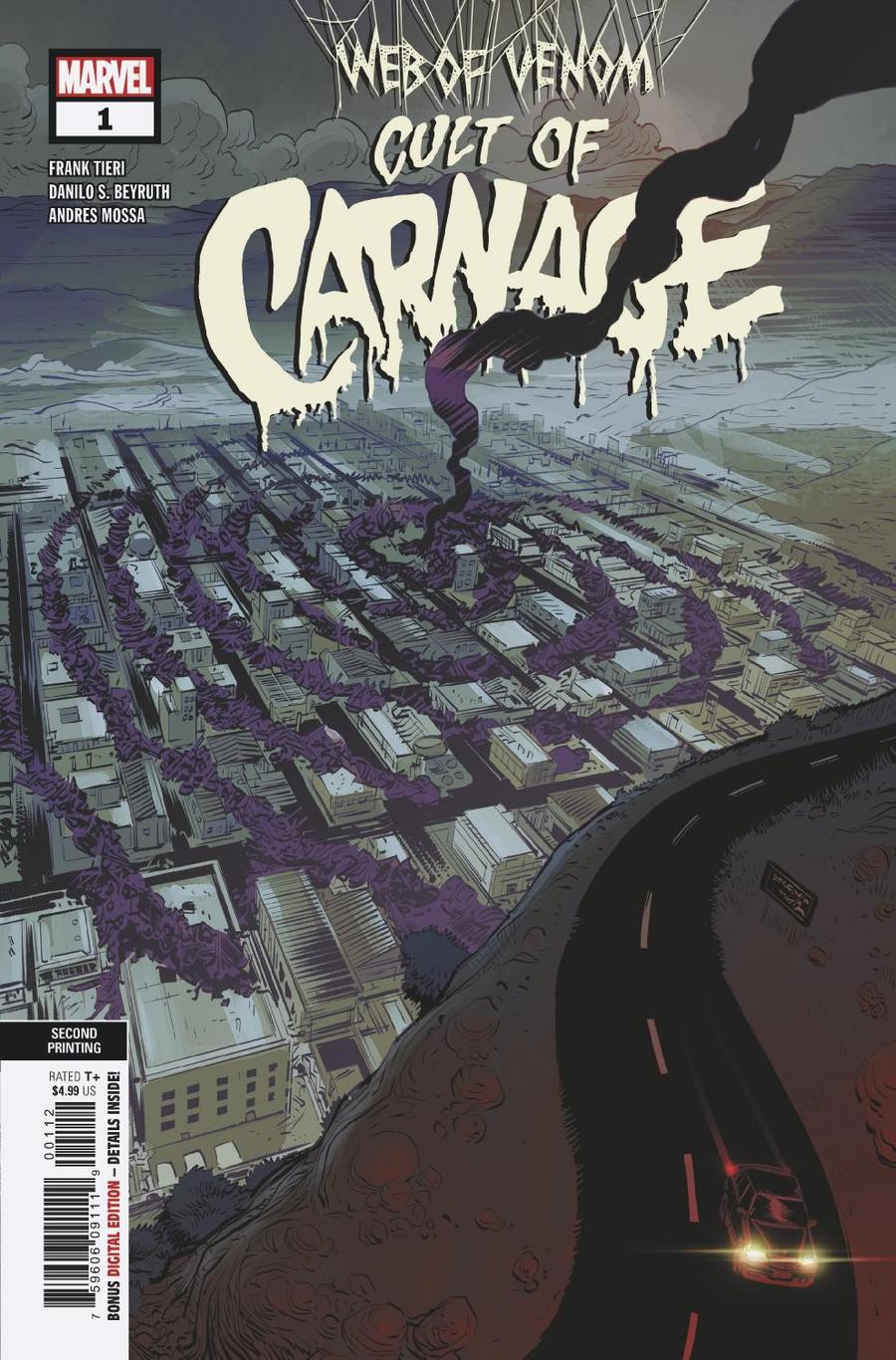 Web Of Venom Cult Of Carnage #1 Cover E 2nd Ptg Variant Danilo Beyruth Cover