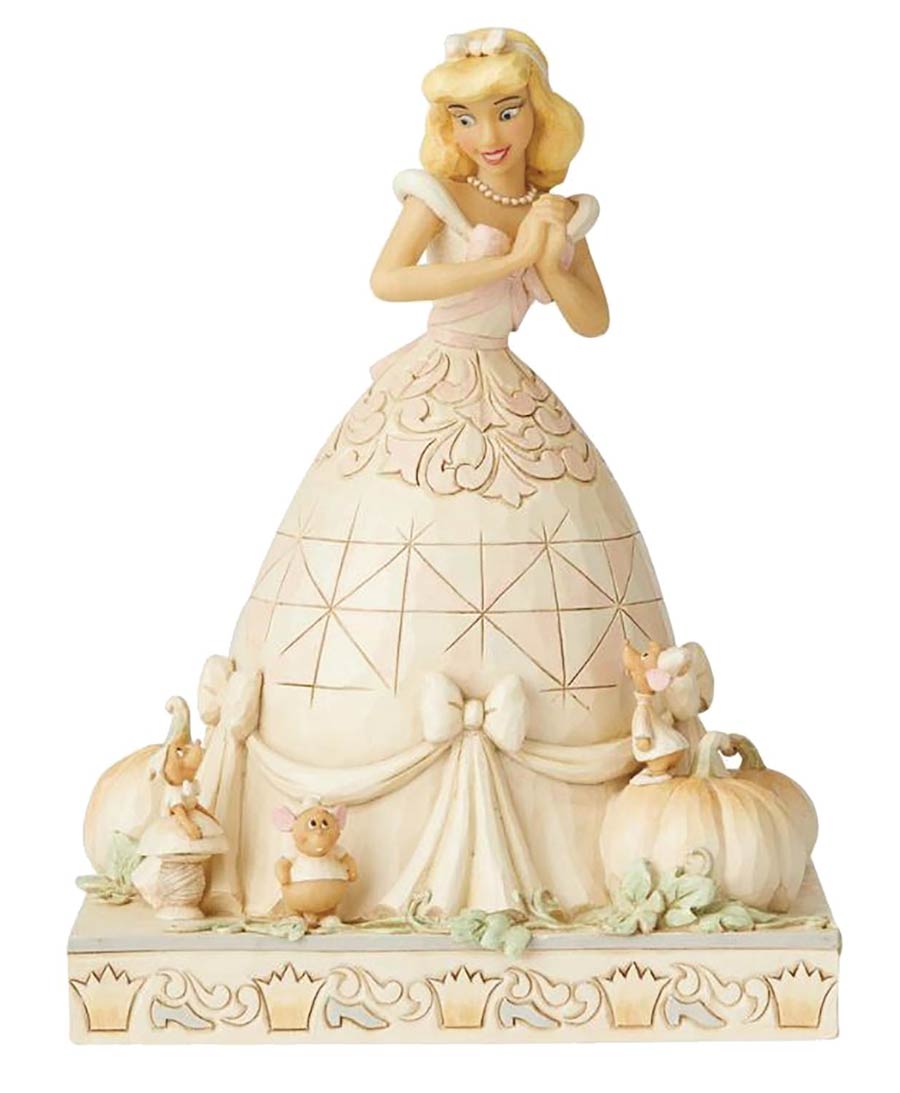 Disney White Woodland Cinderella Figurine