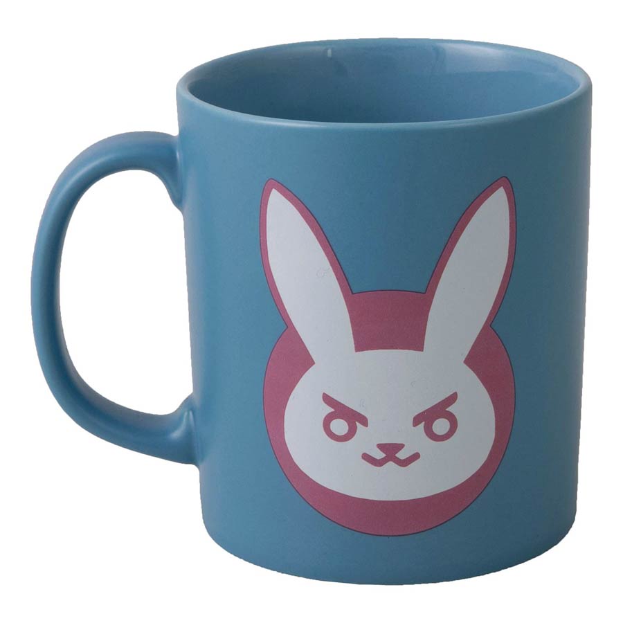 Overwatch Ceramic Mug - D.Va Logo Blue