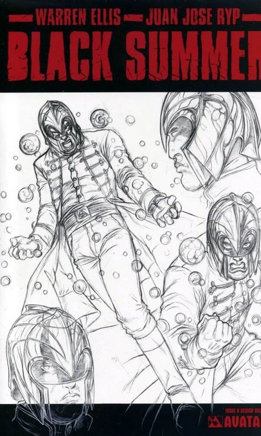Black Summer #0 Cover D Sketch Cover