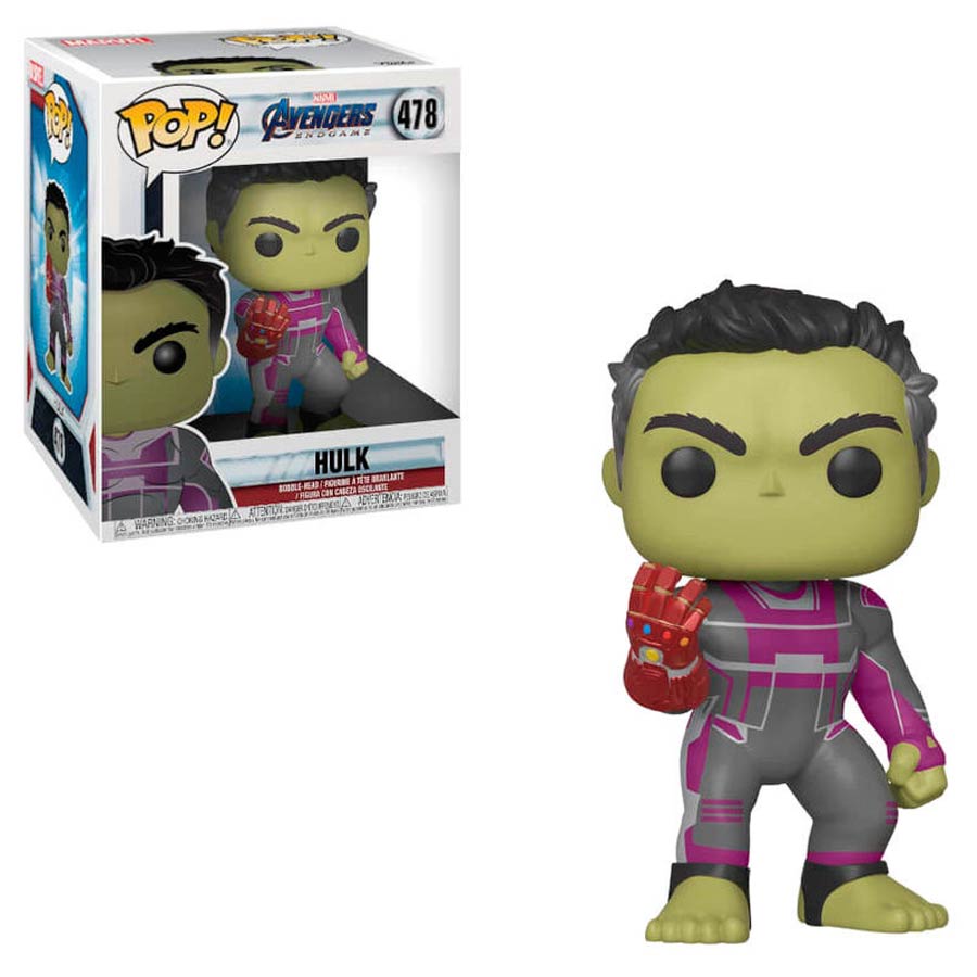 POP Marvel 478 Avengers Endgame Hulk 6-Inch Vinyl Bobble Head