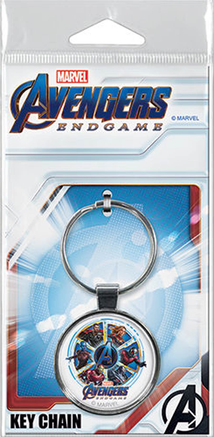 Avengers Endgame Keychain - Avengers Logo With Characters (66156KR)