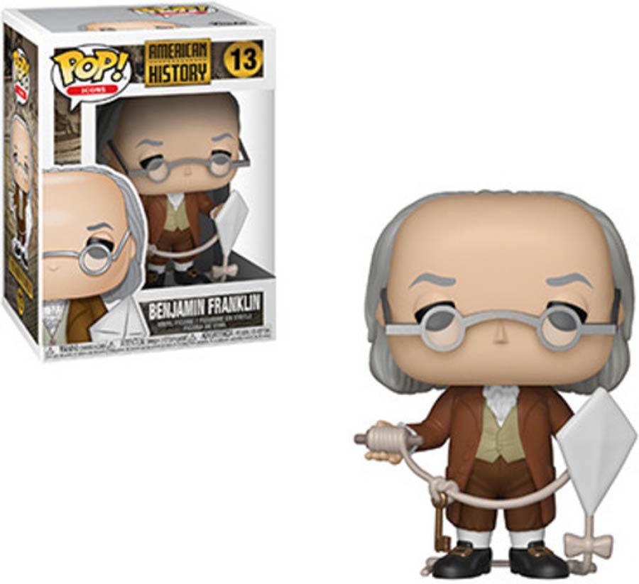 POP Icons 13 American History Benjamin Franklin Vinyl Figure
