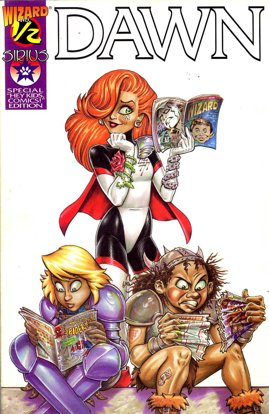 Dawn #1/2 Cover C Wizard Variant Exclusive Hey Kids Comics Cover With Certificate