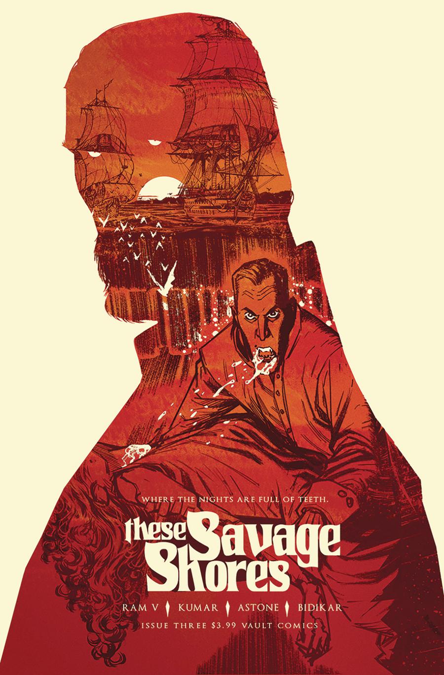 These Savage Shores #3 Cover B 2nd Ptg Variant Sumit Kumar & Tim Daniel Cover