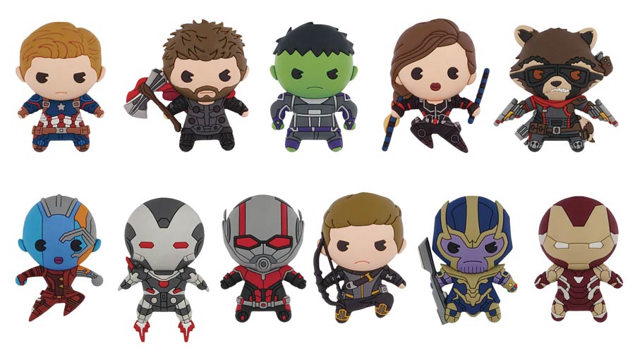 Avengers Endgame Figural Keyring Blind Mystery Box 24-Piece Display