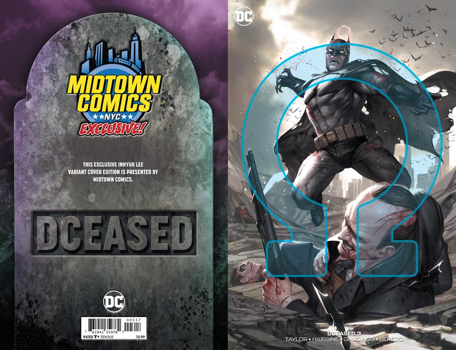 DCeased #3  Midtown Exclusive Cover B Inhyuk Lee Connecting Omega Variant Cover