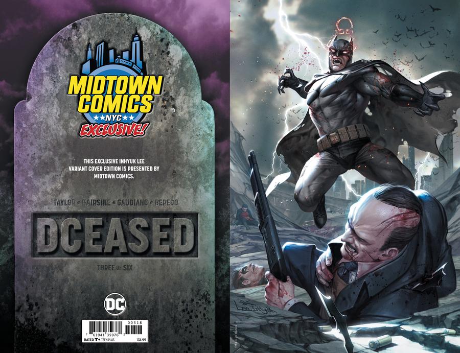 DCeased #3  Midtown Exclusive Cover C Inhyuk Lee Connecting Virgin Cover