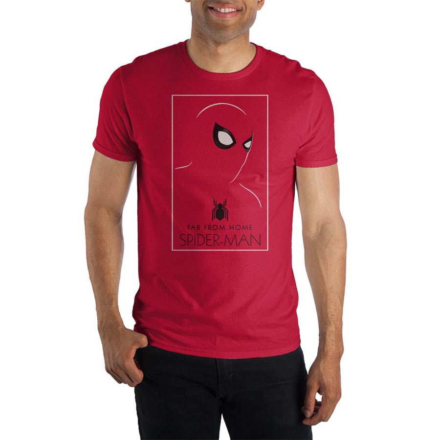 Spider-Man Far From Home Red T-Shirt Large