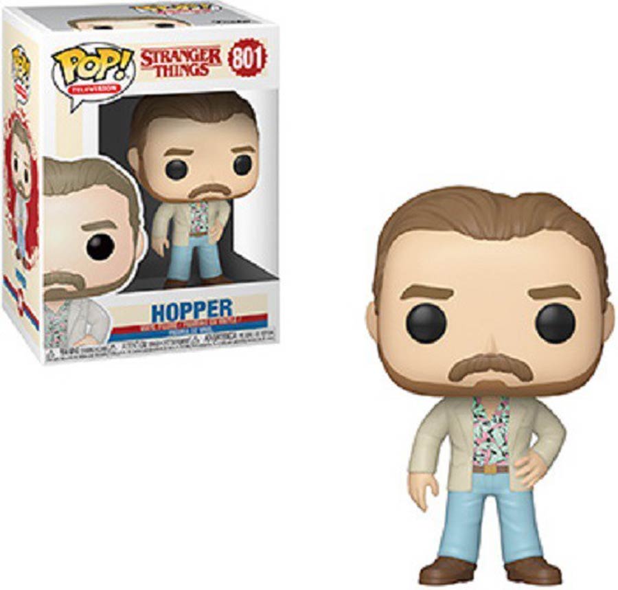 POP Television 801 Stranger Things Hopper Date Night Vinyl Figure