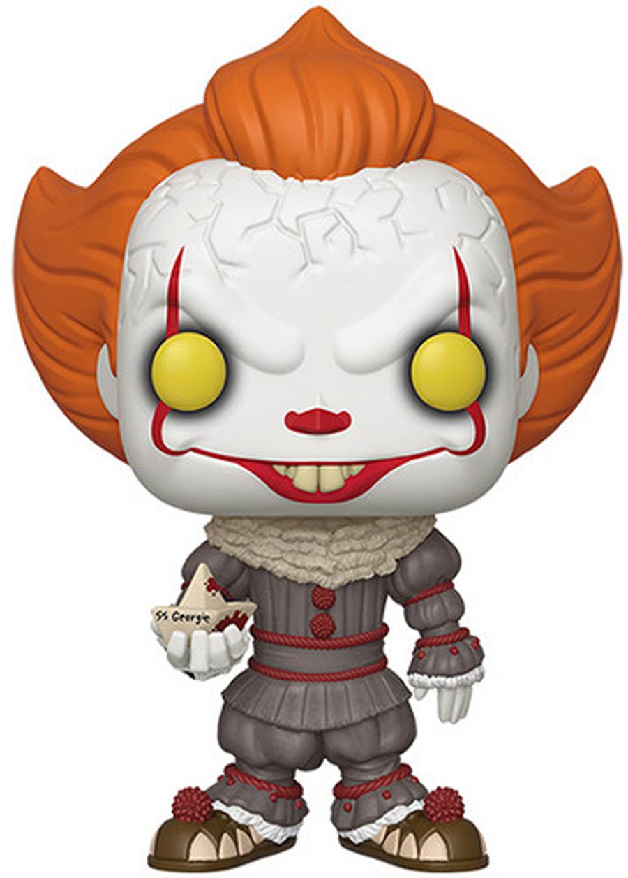POP Movies It Chapter 2 Pennywise With Boat 10-Inch Vinyl Figure