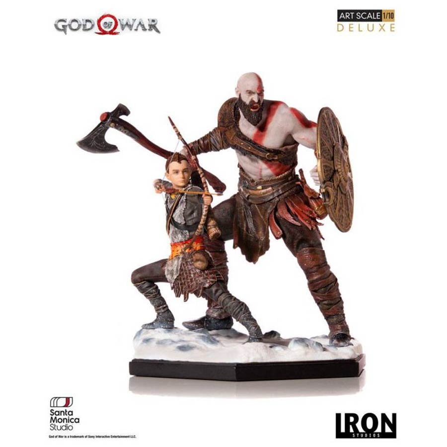 God Of War Kratos And Atreus Deluxe Art Scale 1/10 Scale Statue