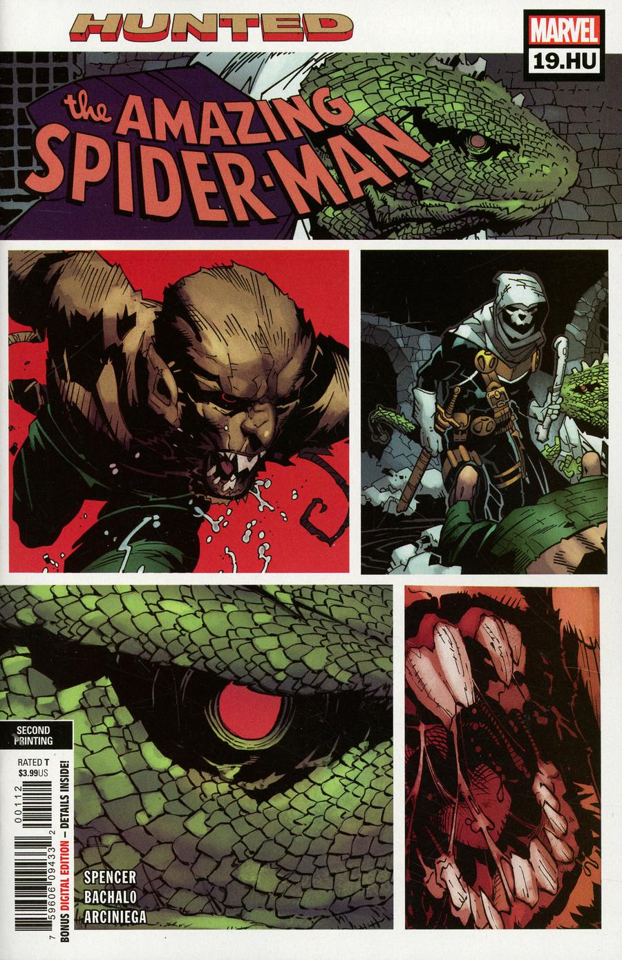 Amazing Spider-Man Vol 5 #19 HU Cover B 2nd Ptg Variant Chris Bachalo Cover