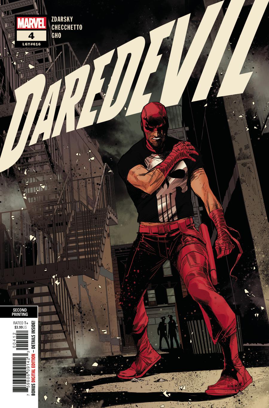 Daredevil Vol 6 #4 Cover C 2nd Ptg Variant Marco Checchetto Cover