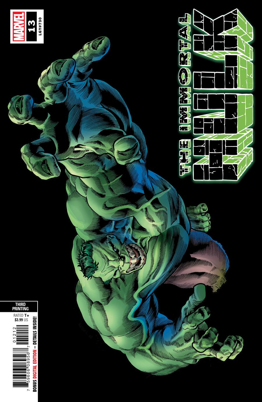 Immortal Hulk #13 Cover D 3rd Ptg Variant Joe Bennett Cover