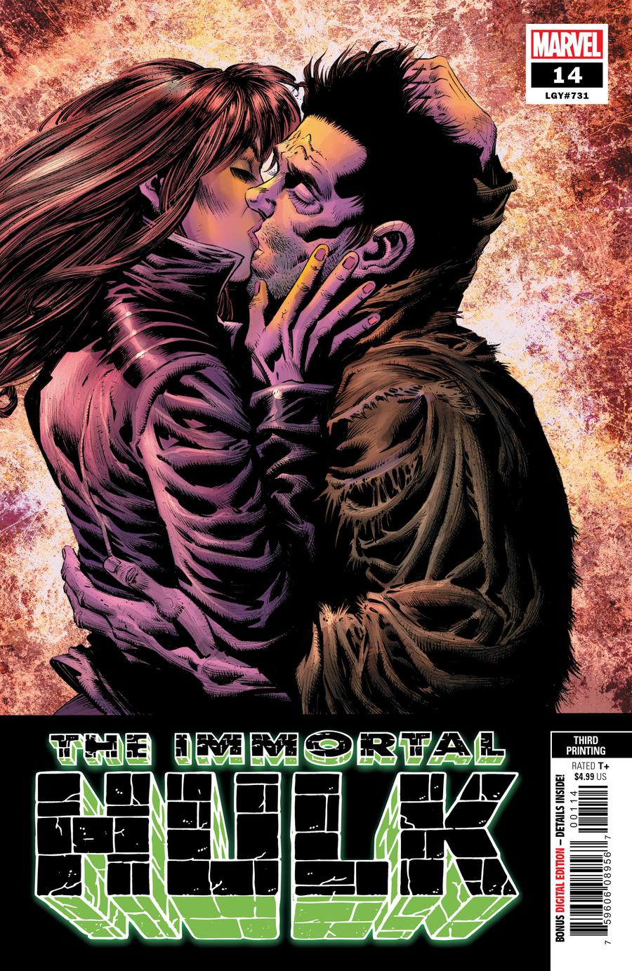 Immortal Hulk #14 Cover D 3rd Ptg Variant Kyle Hotz Cover