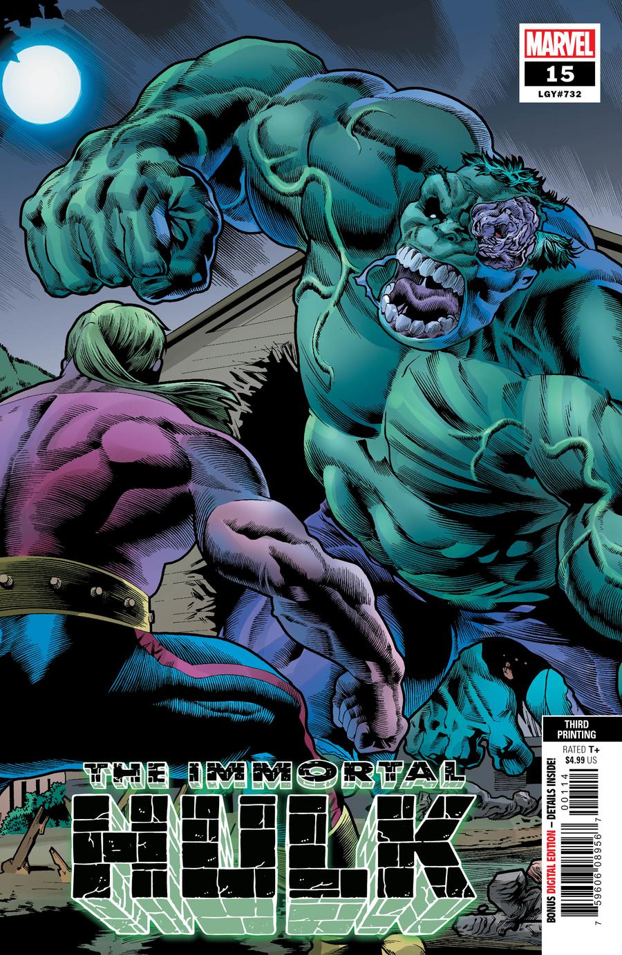 Immortal Hulk #15 Cover D 3rd Ptg Variant Joe Bennett Cover