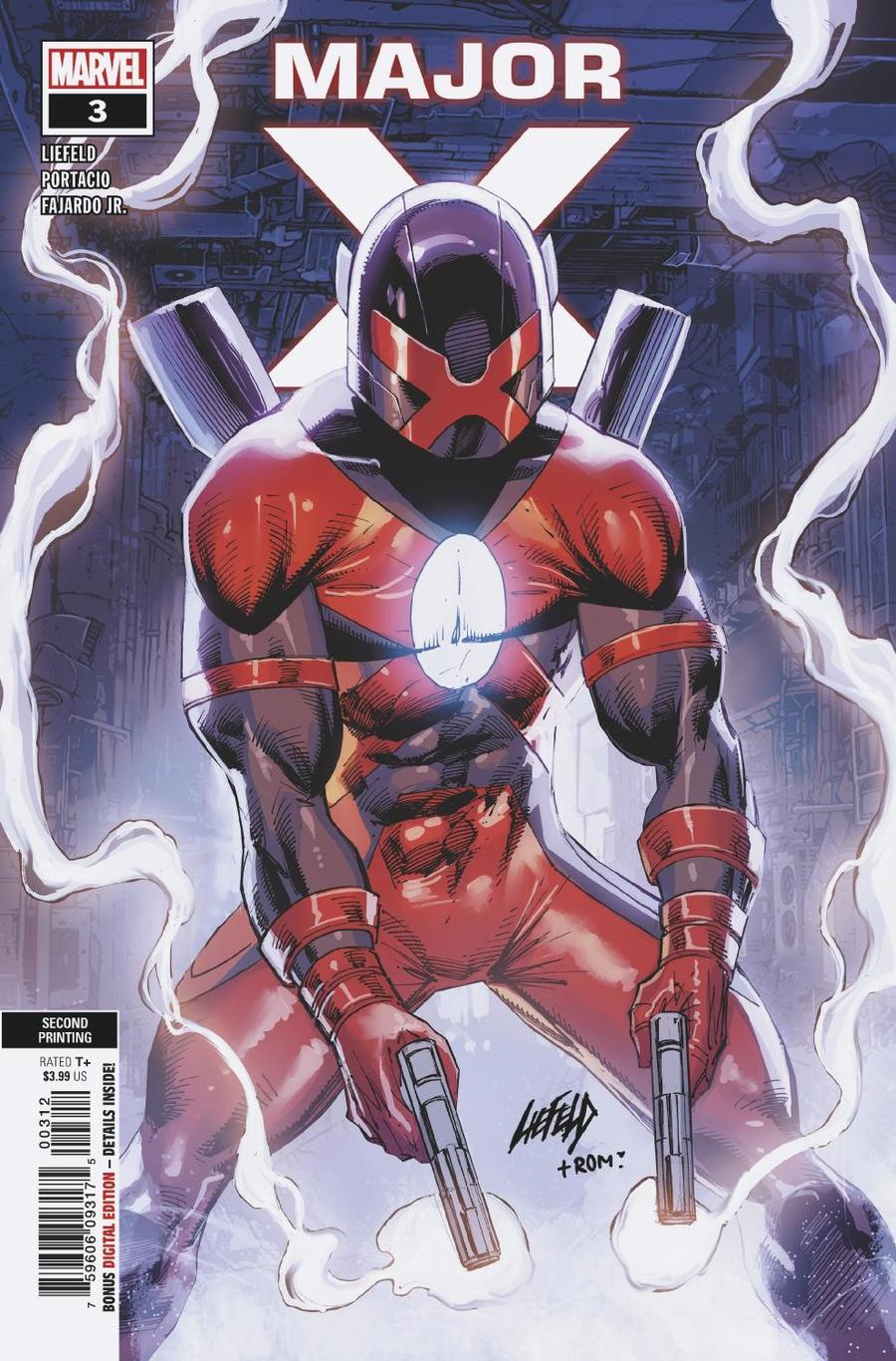 Major X #3 Cover B 2nd Ptg Variant Rob Liefeld Cover