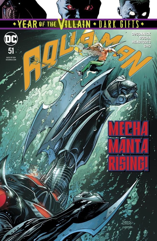 Aquaman Vol 6 #51 Cover A Regular Robson Rocha & Jason Paz Cover (Year Of The Villain Dark Gifts Tie-In)