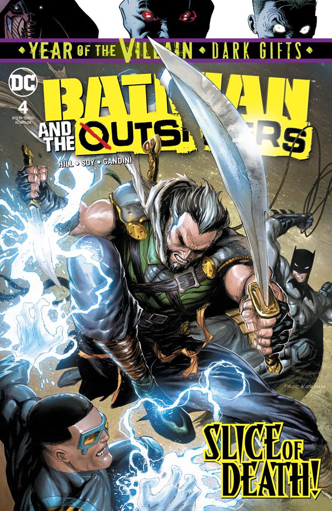 Batman And The Outsiders Vol 3 #4 Cover A Regular Tyler Kirkham Cover (Year Of The Villain Dark Gifts Tie-In)