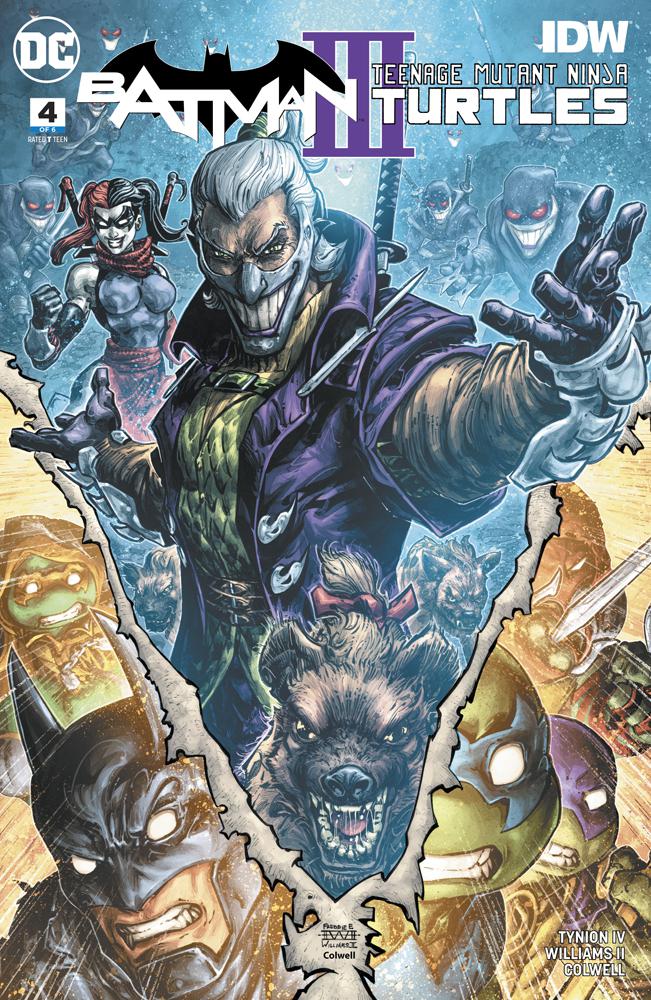Batman Teenage Mutant Ninja Turtles III #4 Cover A Regular Freddie E Williams II Cover