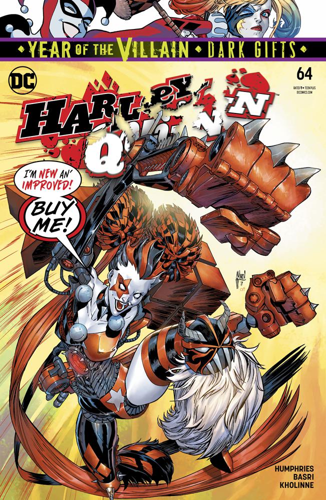 Harley Quinn Vol 3 #64 Cover A Regular Guillem March Cover (Year Of The Villain Dark Gifts Tie-In)