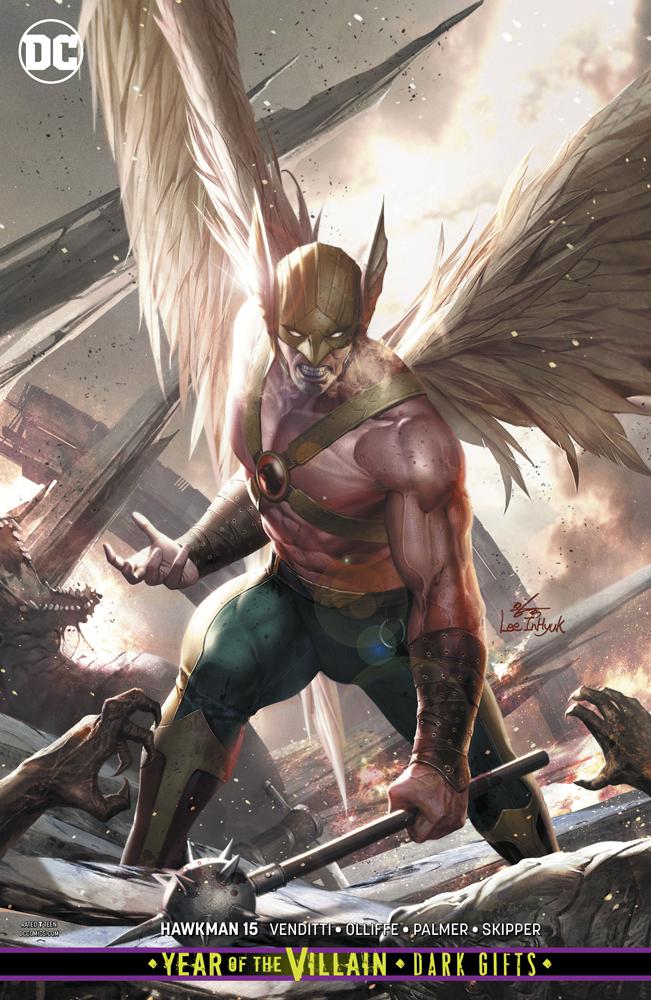 Hawkman Vol 5 #15 Cover B Variant Inhyuk Lee Cover (Year Of The Villain Dark Gifts Tie-In)