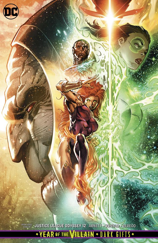 Justice League Odyssey #12 Cover B Variant Philip Tan & Marc Deering Card Stock Cover (Year Of The Villain Dark Gifts Tie-In)