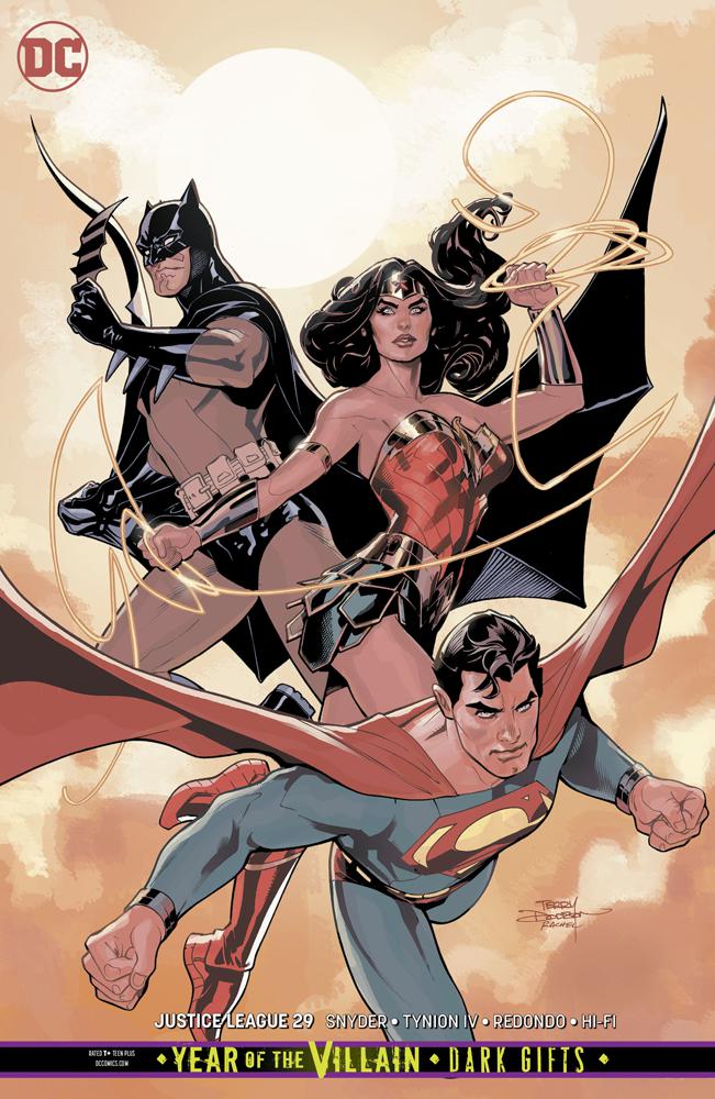 Justice League Vol 4 #29 Cover B Variant Terry Dodson & Rachel Dodson Cover (Year Of The Villain Dark Gifts Tie-In)
