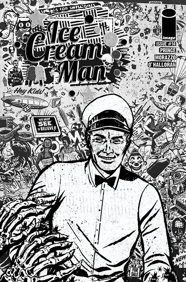 Ice Cream Man #14 Cover B Variant Paul Rentler Black & White Cover