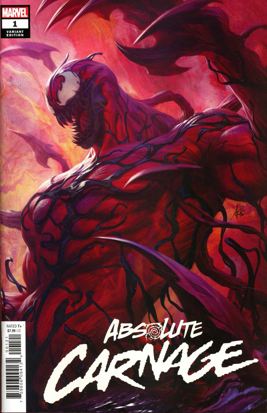 Absolute Carnage #1 Cover B Variant Stanley Artgerm Lau Cover