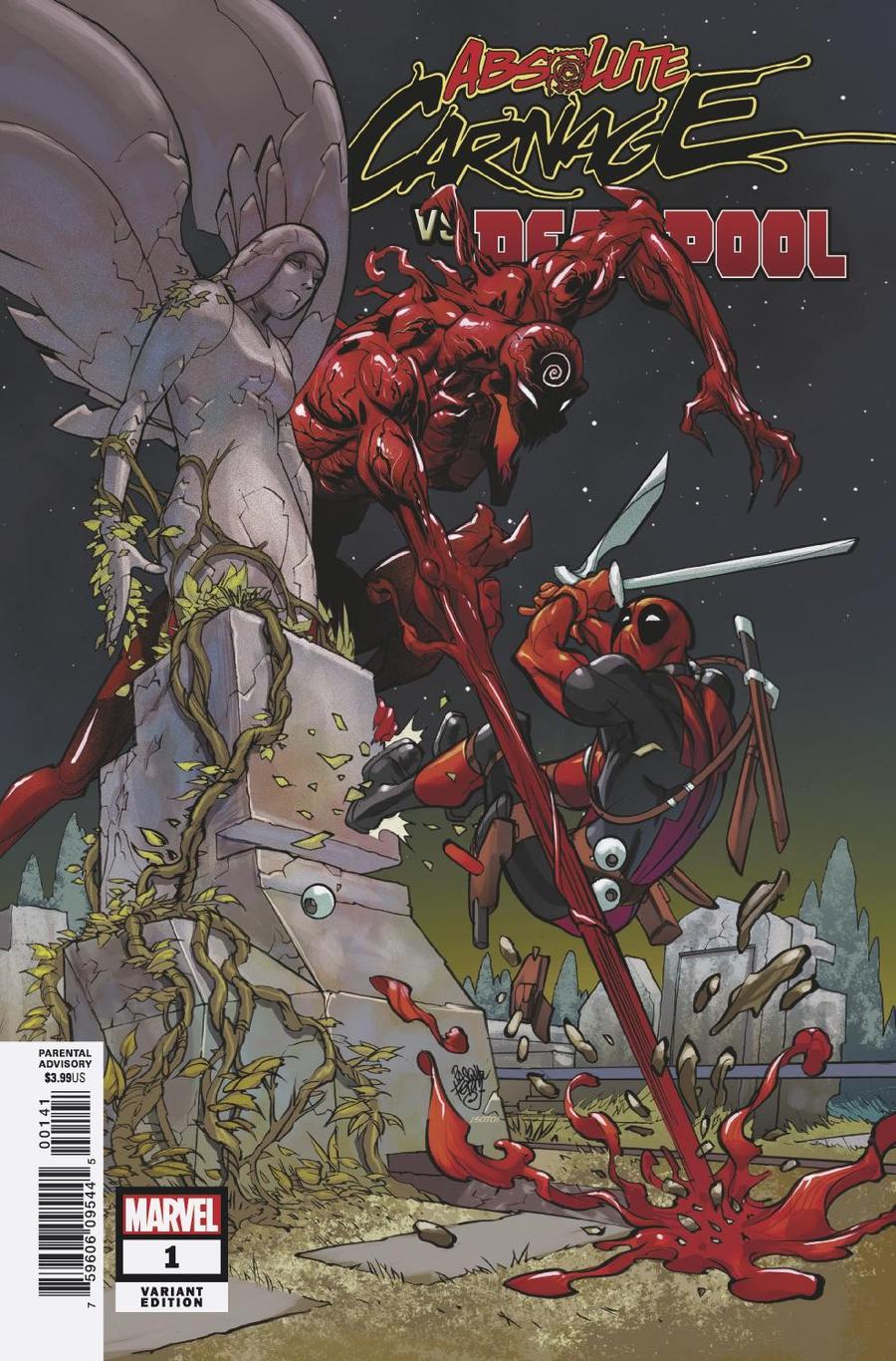 Absolute Carnage vs Deadpool #1 Cover C Variant Pasqual Ferry Cover