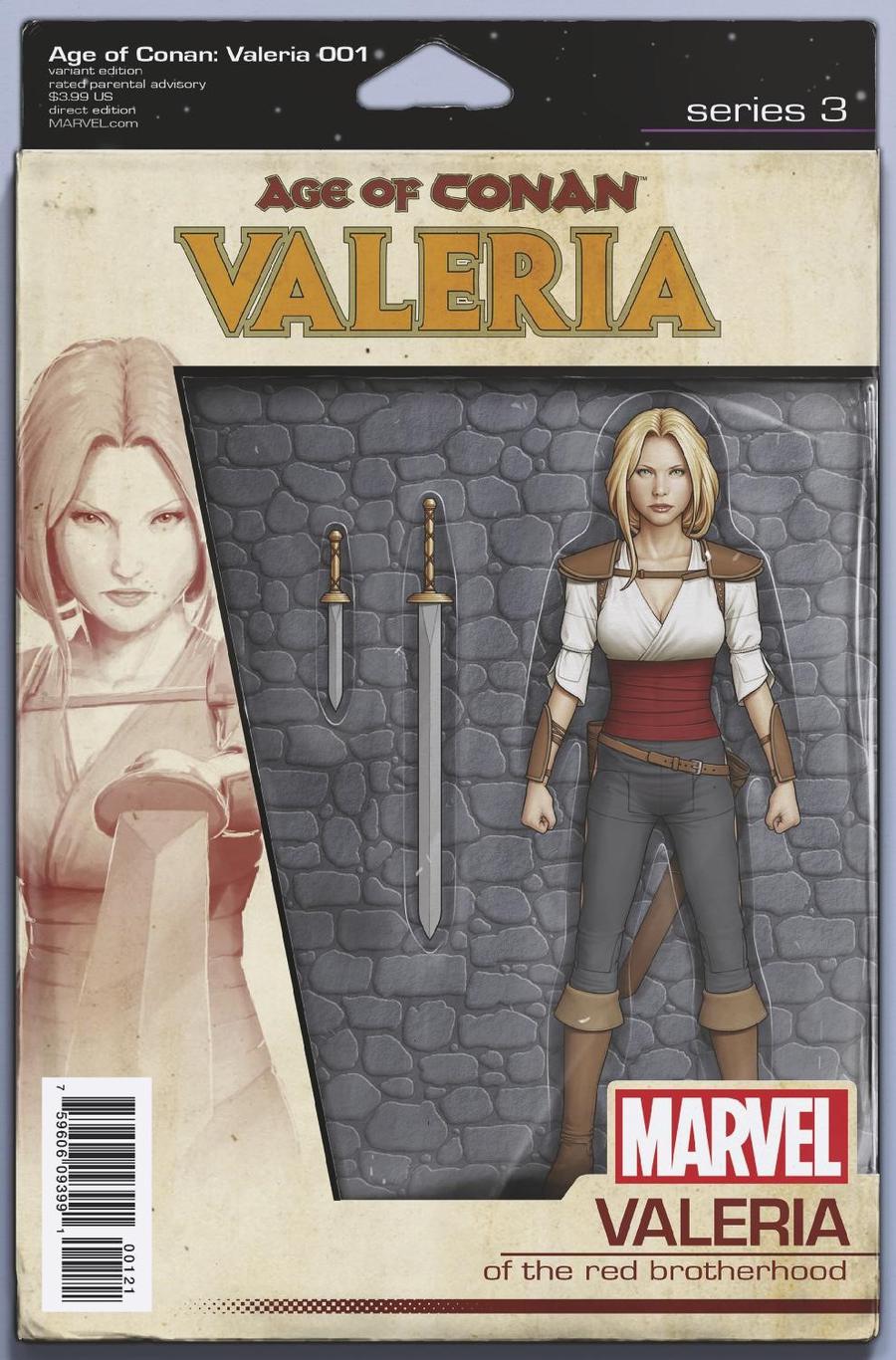 Age Of Conan Valeria #1 Cover B Variant John Tyler Christopher Action Figure Cover