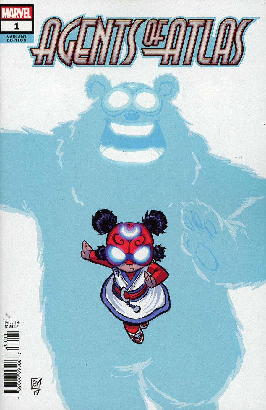 Agents Of Atlas Vol 3 #1 Cover D Variant Skottie Young Cover