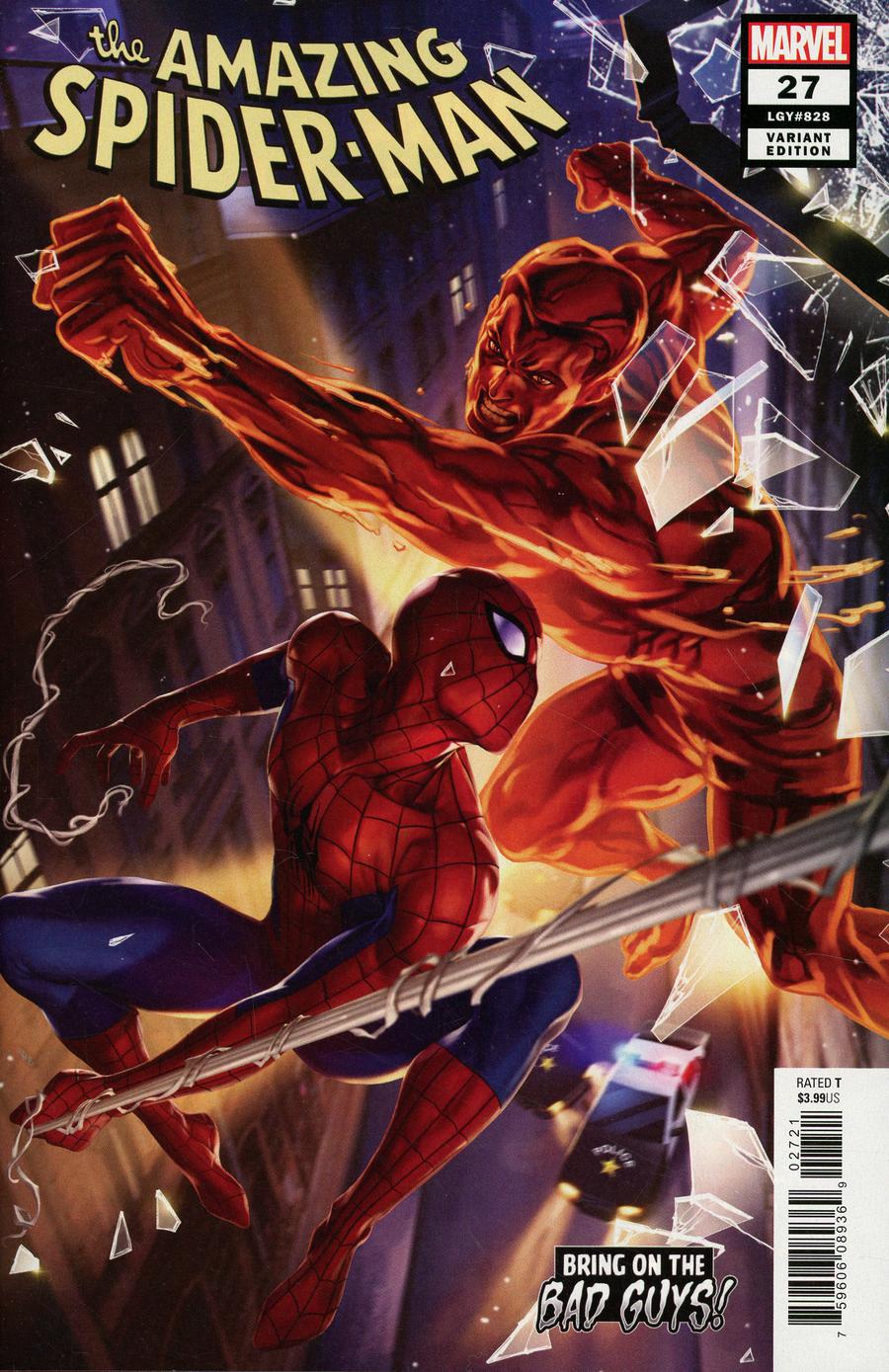 Amazing Spider-Man Vol 5 #27 Cover B Variant Woo Chul Lee Bring On The Bad Guys Cover