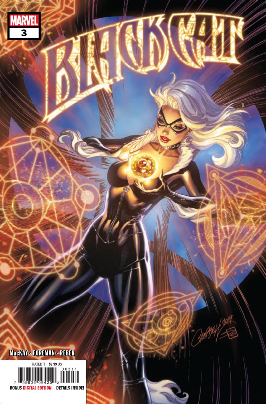 Black Cat #3 Cover A 1st Ptg Regular J Scott Campbell Cover