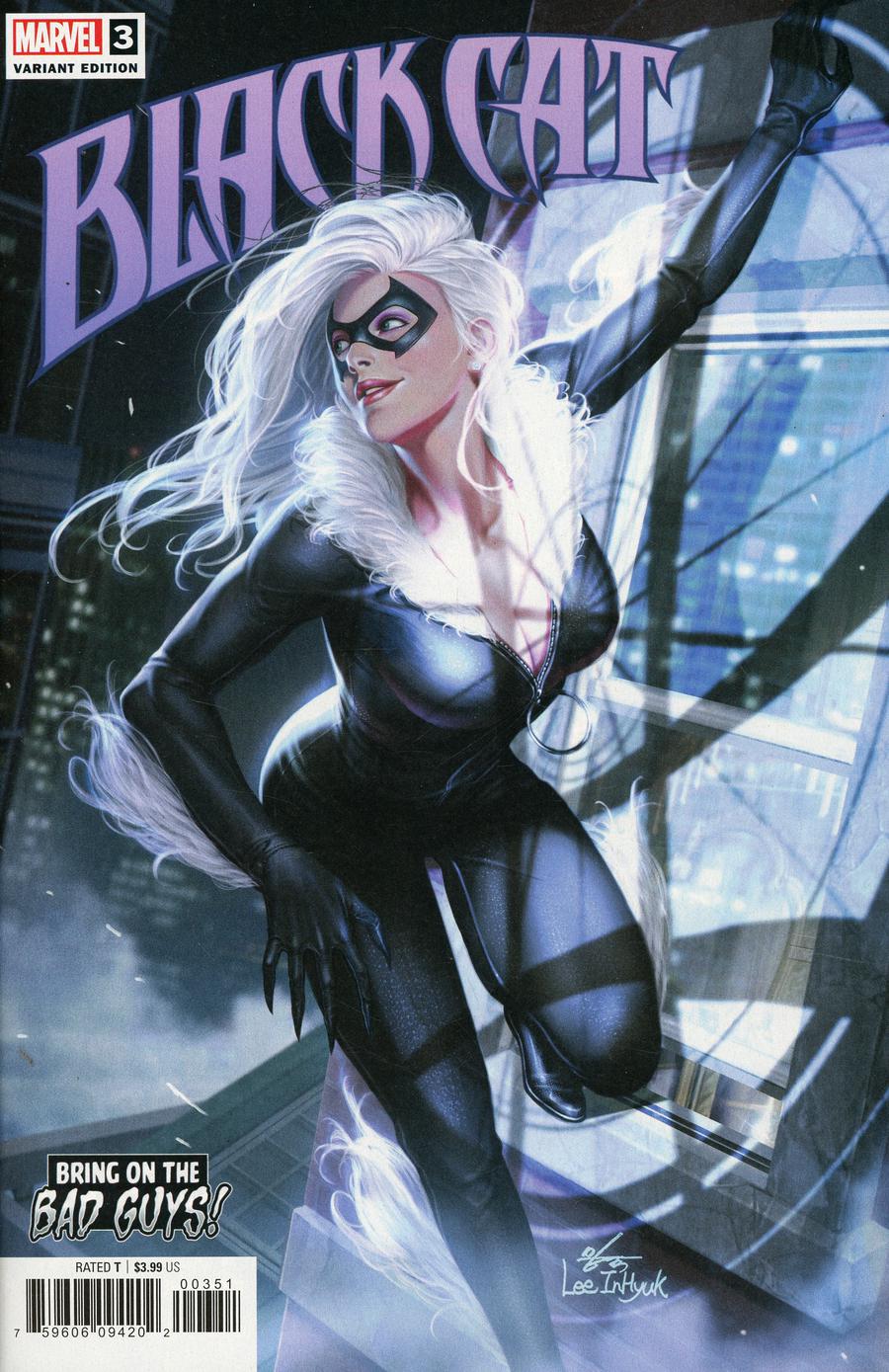 Black Cat #3 Cover B Variant Inhyuk Lee Bring On The Bad Guys Cover