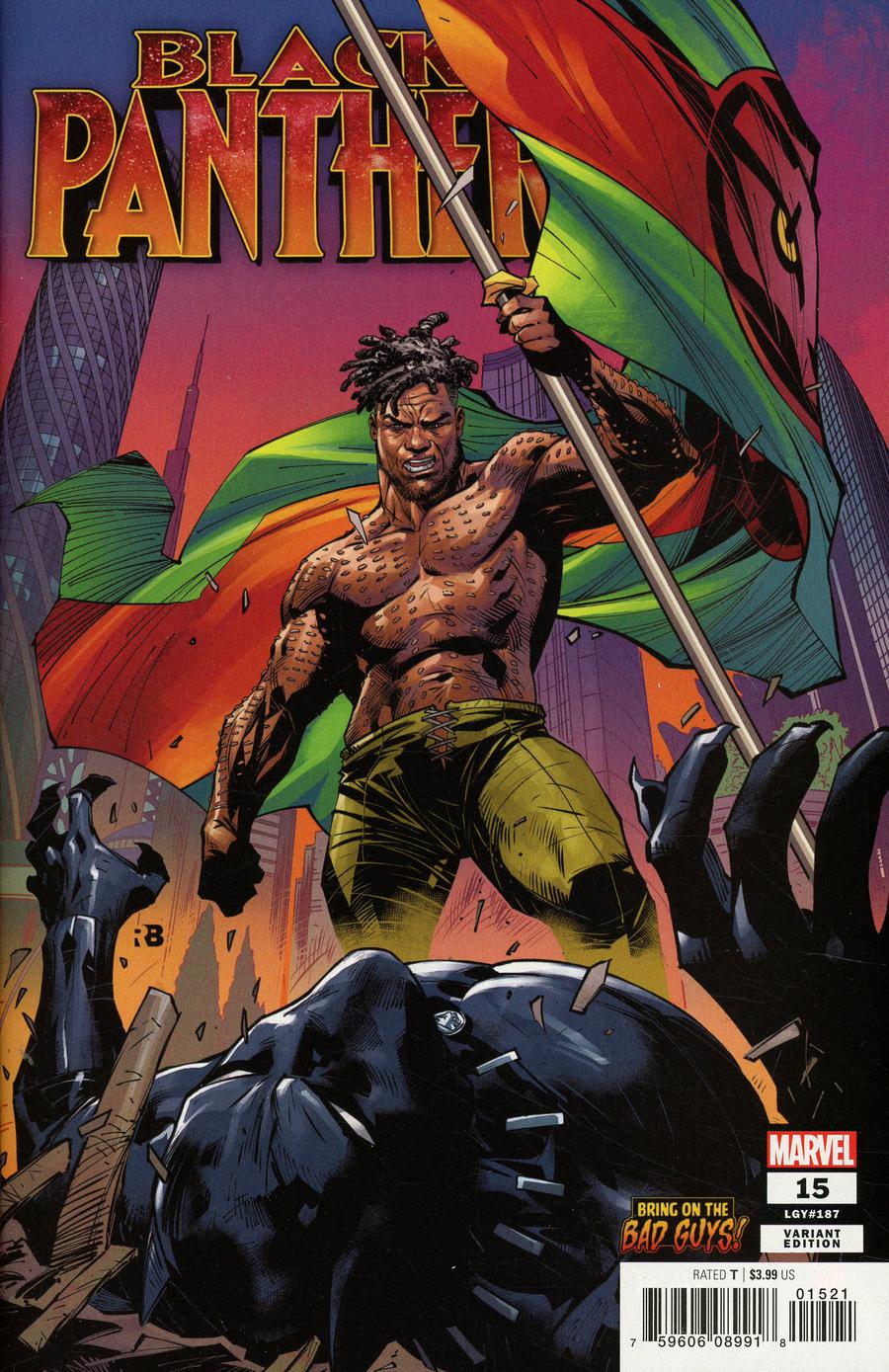 Black Panther Vol 7 #15 Cover B Variant Ryan Benjamin Bring On The Bad Guys Cover