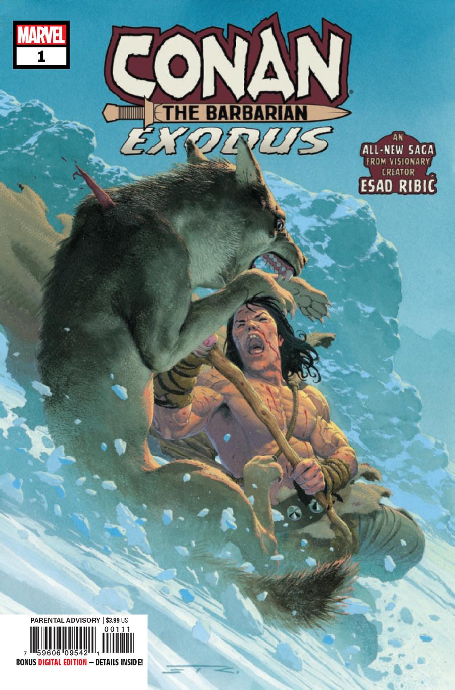 Conan The Barbarian Exodus #1 Cover A 1st Ptg Regular Esad Ribic Cover