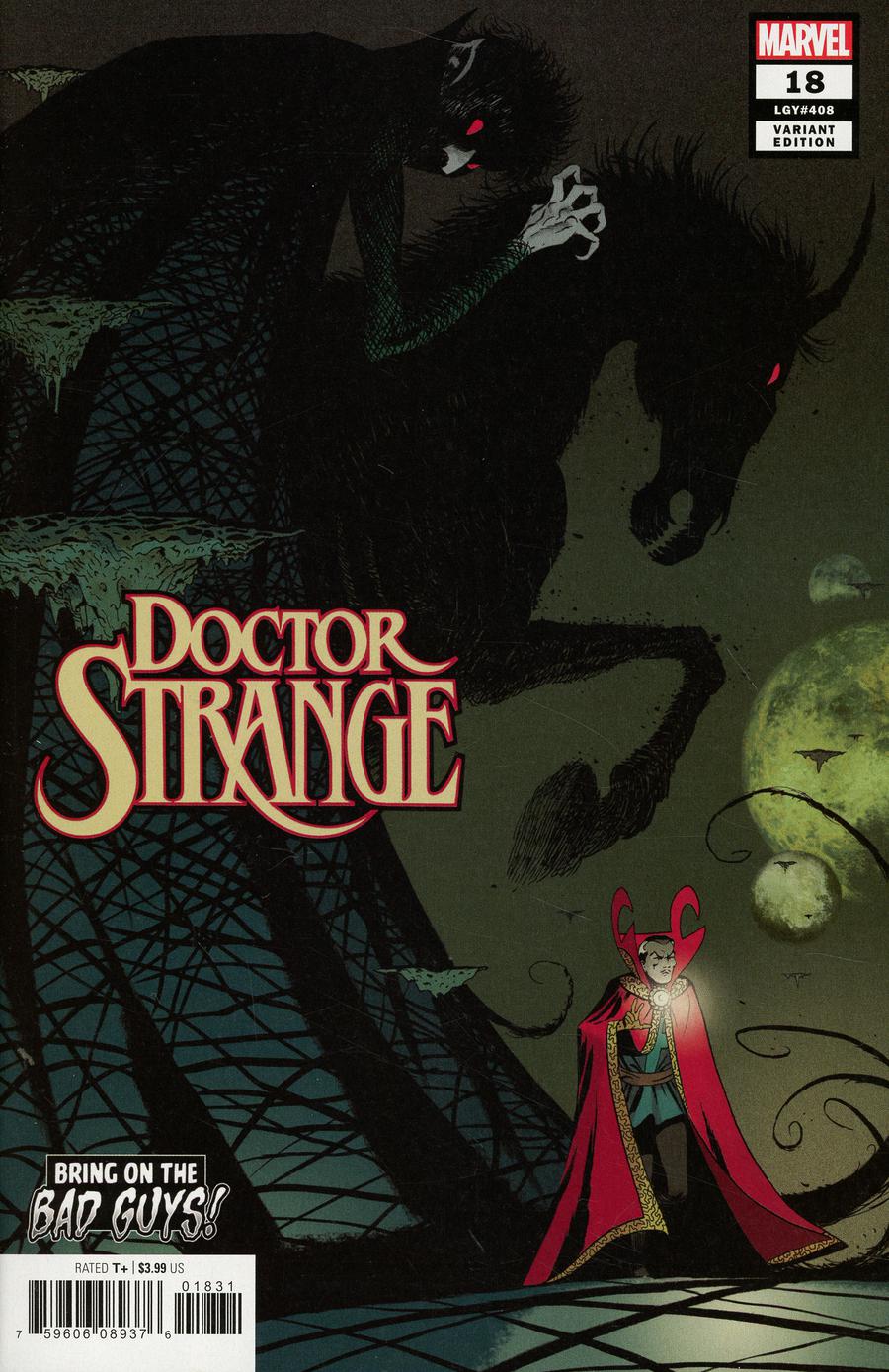 Doctor Strange Vol 5 #18 Cover B Variant Marcos Martin Bring On The Bad Guys Cover