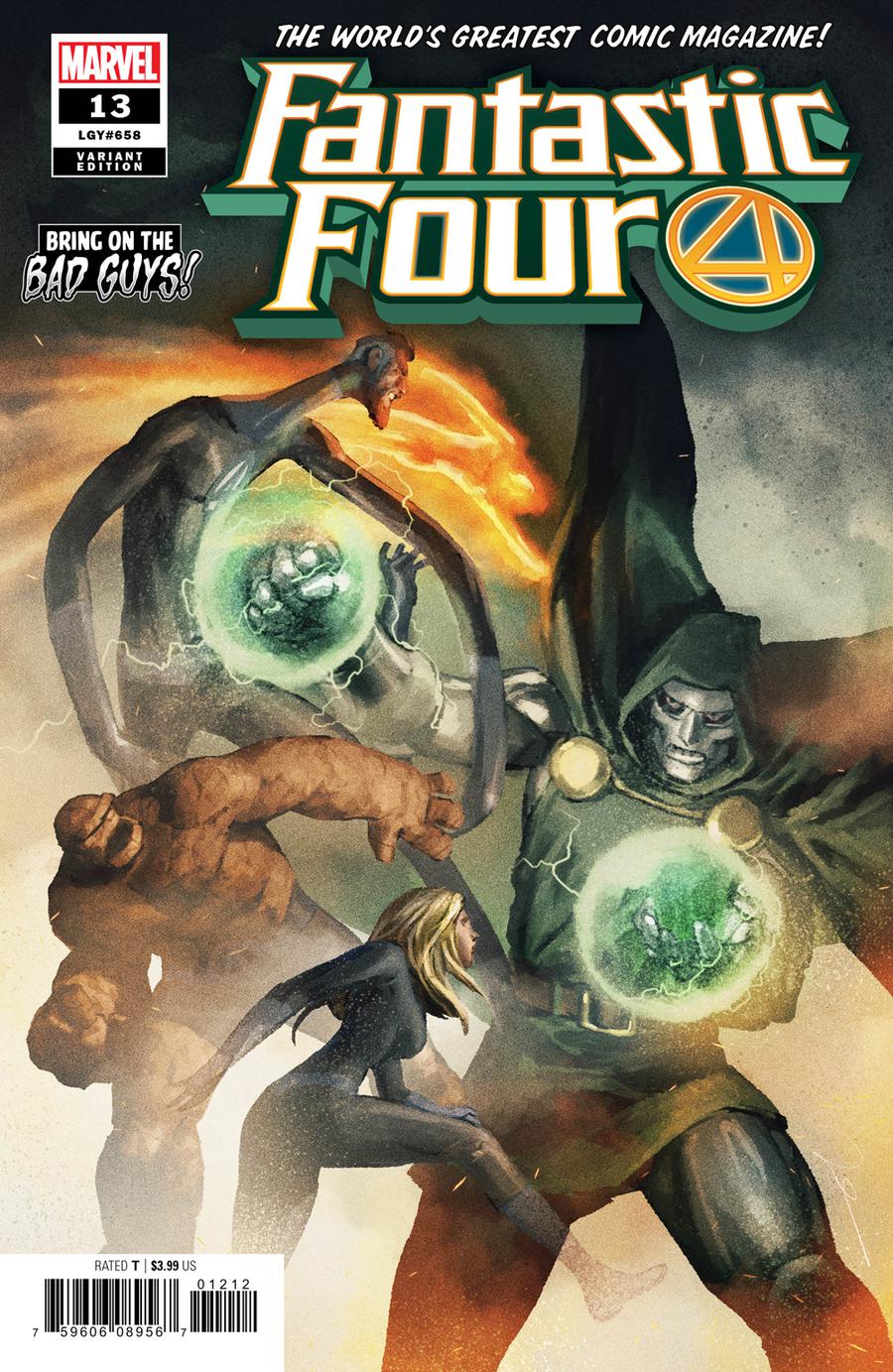 Fantastic Four Vol 6 #13 Cover B Variant Gerald Parel Bring On The Bad Guys Cover