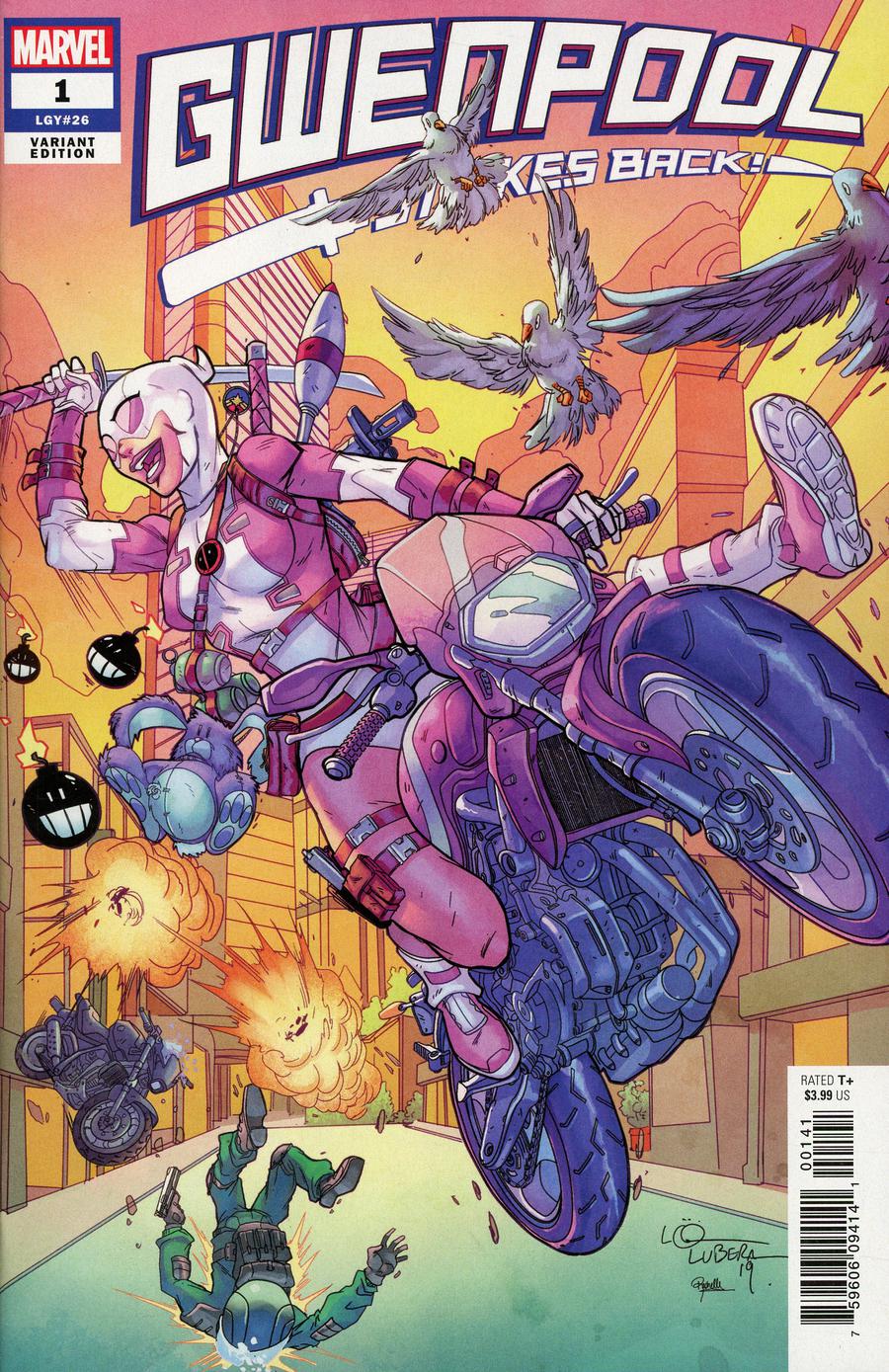 Gwenpool Strikes Back #1 Cover B Variant Logan Lubera Cover